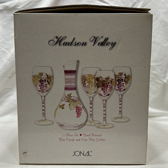 Wine Carafe & wine goblets set - Picture 13 of 15